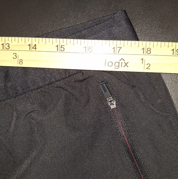 Russell Athletic Black Joggers with Red Drawstring - Picture 6 of 8